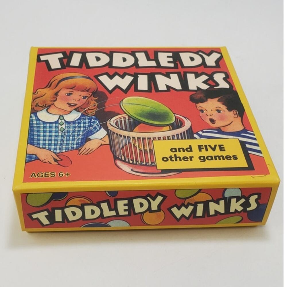 Classic Tiddledy Winks & Five Other Games 2014 **NEW, OPEN BOX**